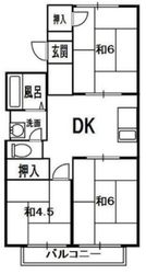 K.ひるさいどてらすB棟の物件間取画像